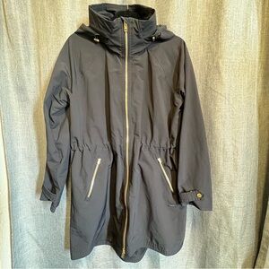 Athleta Black Hooded Jacket